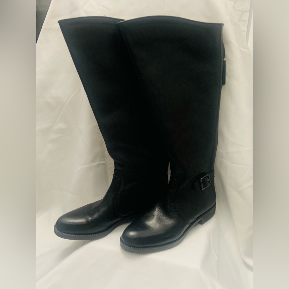 Wide Calf - Franco Sarto Black Knee-High Boots